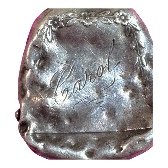 Sterling Silver Humpty Dumpty Baby Teething Ring Nursery Rhyme Antique Baby Gift - Picture 4 of 5